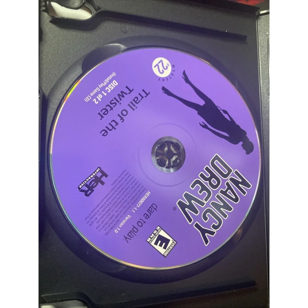 Nancy Drew: Trail of the TwisterPC Mystery Adventure Game Very Good
